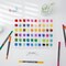 Ohuhu Water Based Markers for Adult Coloring Books: 60 Colors Coloring Markers Dual Tips Fine & Brush Pens Art Markers for Kids Adults Drawing Sketching Bullet Journal Non-bleeding - Maui(White Package/Black Package)